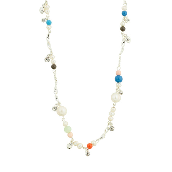 CARE crystal and freshwaterpearl necklace