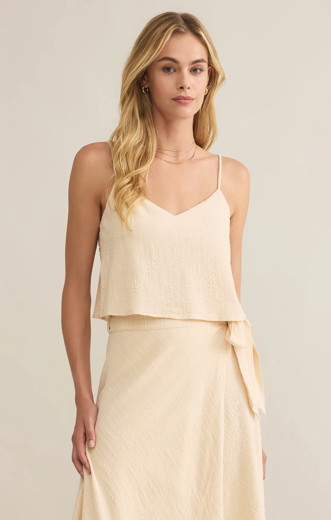 Sabel Textured Cotton Crop Tank – Klozet Clothing Boutique