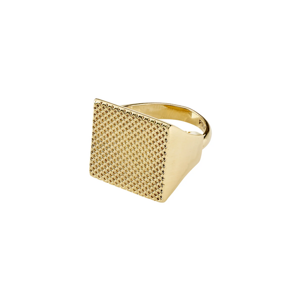 Pulse recycled signet ring