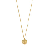 Air Spiral Coin Necklace