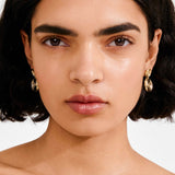 Air Spiral Coin Earring