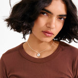 Air Spiral Coin Necklace