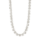 Fire Crystal Coin Necklace