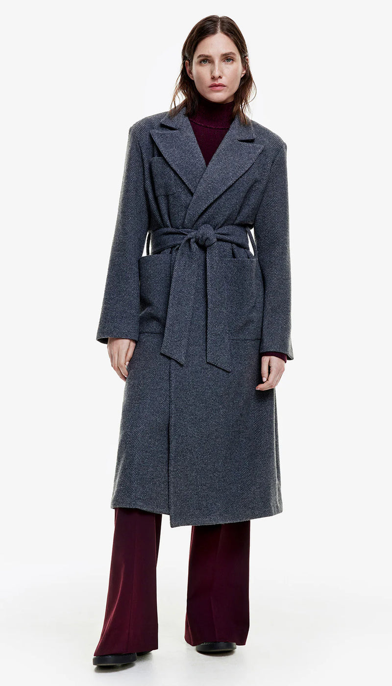 Belted Wrap Coat