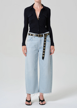Ayla Cropped Raw Hem