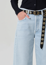 Ayla Cropped Raw Hem
