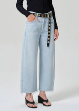 Ayla Cropped Raw Hem