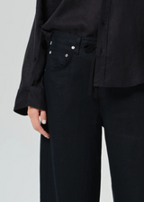 Brynn Drawstring Linen Trouser