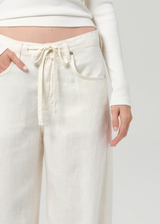 Brynn Drawstring Linen Trouser