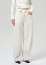 Brynn Drawstring Linen Trouser