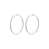 April recycled medium hoop earrings