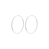 APRIL recycled large hoop earrings