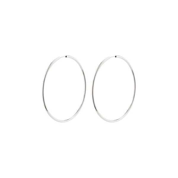 APRIL recycled large hoop earrings