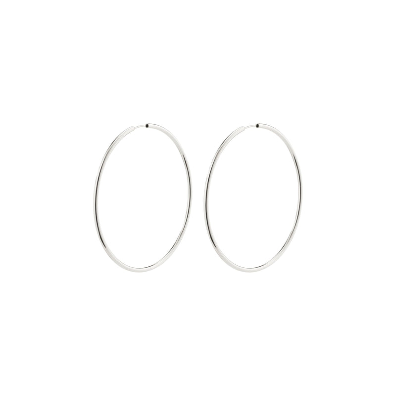 APRIL recycled large hoop earrings