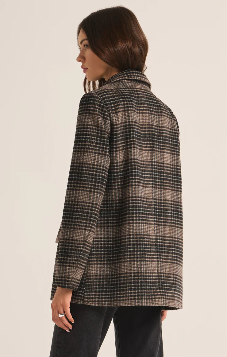 Kingston Relaxed Plaid Blazer