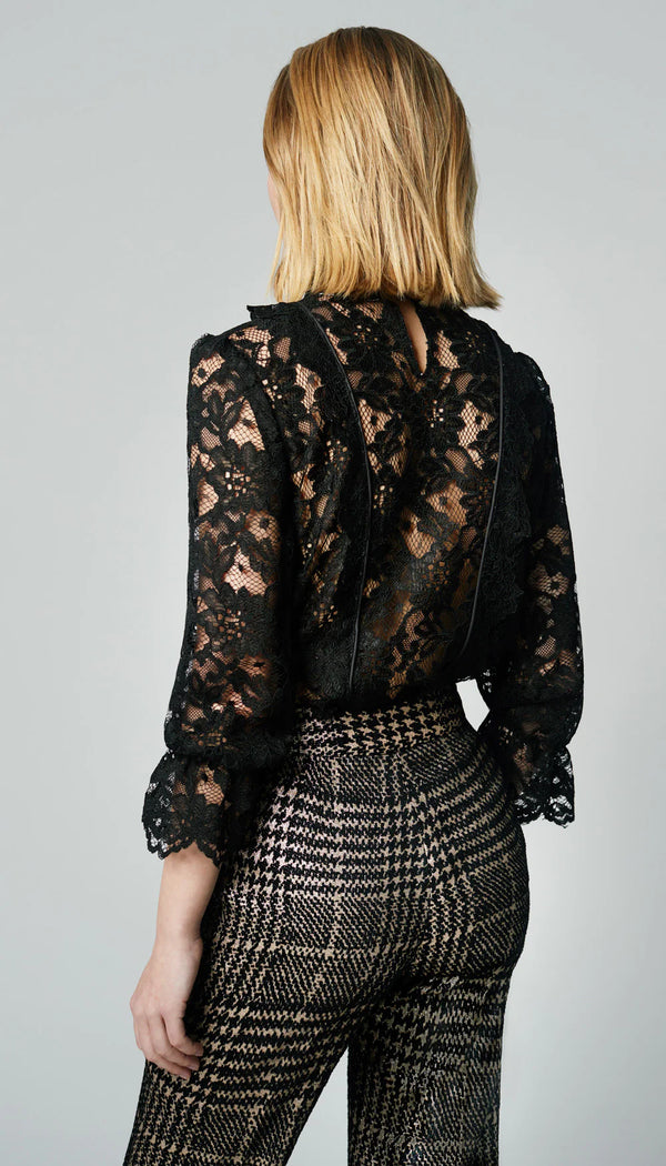 Scalloped Lace Top