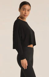 Layer On Rib LS Top