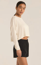 Layer On Rib LS Top