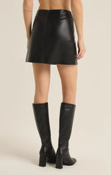 Ciera Faux Leather Mini Skirt