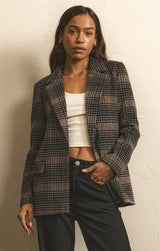 Kingston Relaxed Plaid Blazer