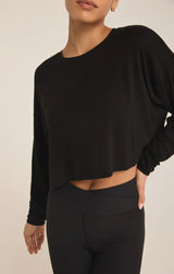 Layer On Rib LS Top