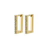 Coby crystal square earring