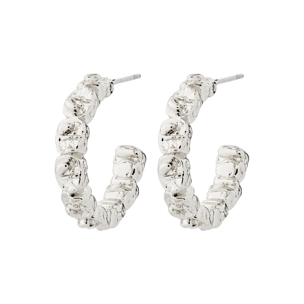 Scottie recycled hoop Earring