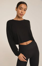 Layer On Rib LS Top