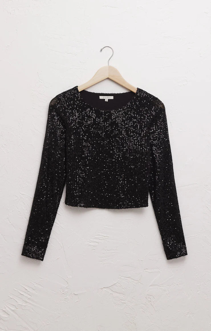 Aurora Sequin Top