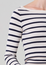 Boat Neck Slim Tee