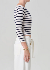 Boat Neck Slim Tee
