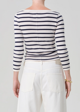 Boat Neck Slim Tee
