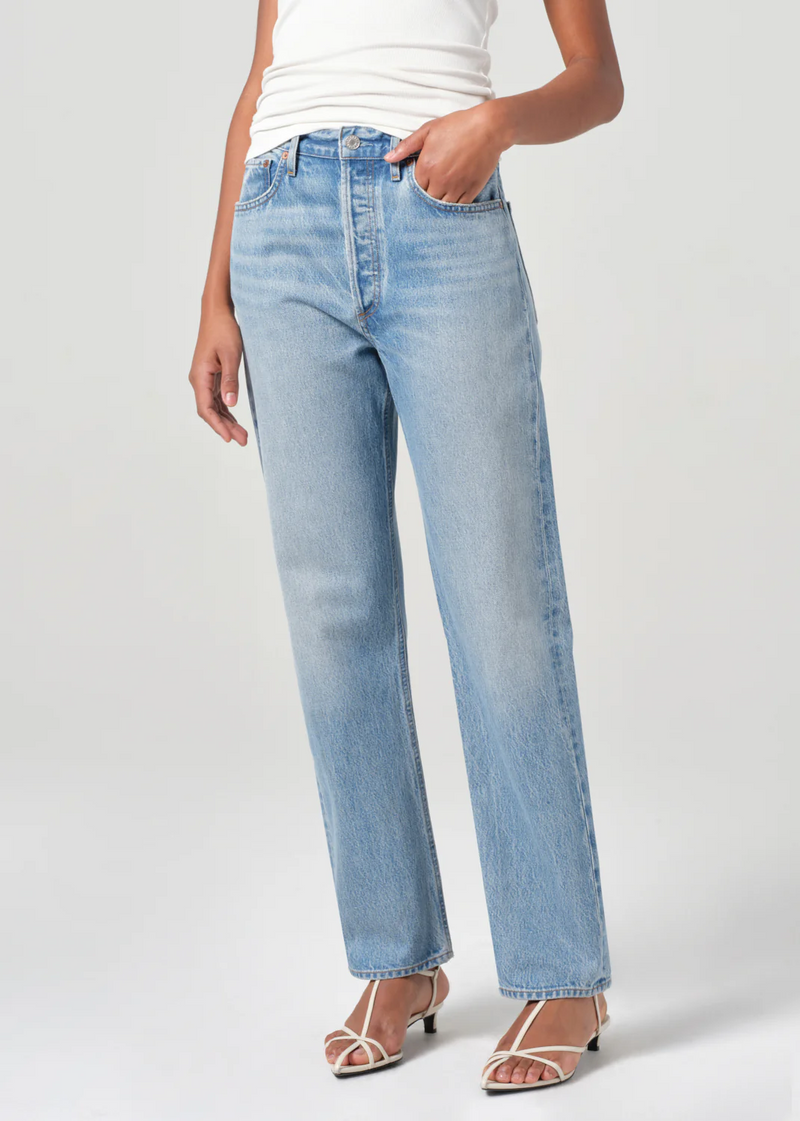 90's Pinch Waist High Rise Straight