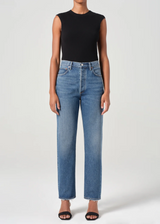 90's Pinch Waist High Rise Straight