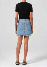 V-Waist Mini Skirt