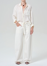 Brynn Drawstring Linen Trouser