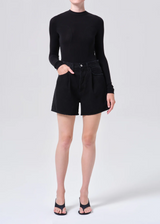 Rhoda Pleated A-Line Short