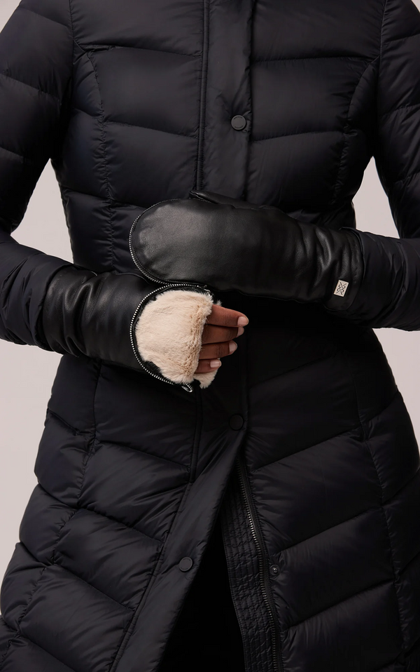 Betrice Leather Mittens