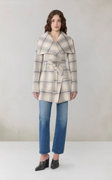 Bridgette Belted Light Wool Coat