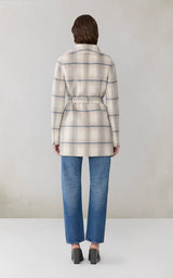 Bridgette Belted Light Wool Coat