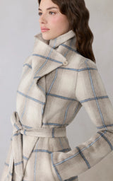 Bridgette Belted Light Wool Coat