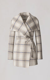 Bridgette Belted Light Wool Coat