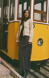 Europa Plaid Skirt