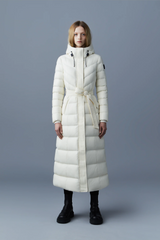 Calina lustrous down maxi coat