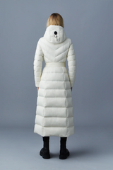 Calina lustrous down maxi coat