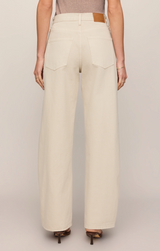 The Show Off Denim High Rise Bowed Wide