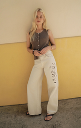 Syd Linen Knit Tank Vest