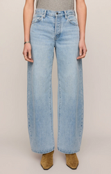 The Show Off Denim High Rise Bowed