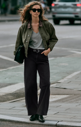 The Show Off Denim High Rise Bowed