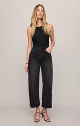 The Show Off Denim High Rise Bowed